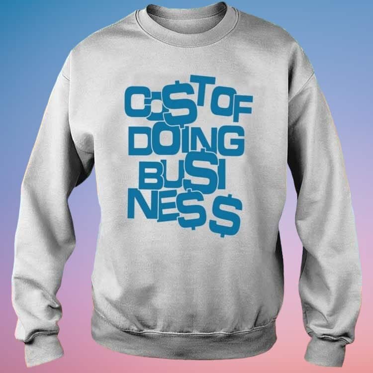Detroit Lions Cost Of Doing Business T-Shirt Detroit Lions Cost Of Doing Business T-Shirt