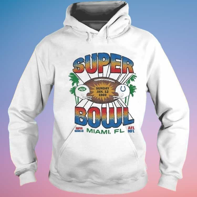 Super Bowl Iii New York Jets Vs Indianapolis Colts T-Shirt Super Bowl Iii New York Jets Vs Indianapolis Colts T-Shirt