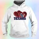 Houston Texans T-Shirt Hearts Houston Texans T-Shirt Hearts