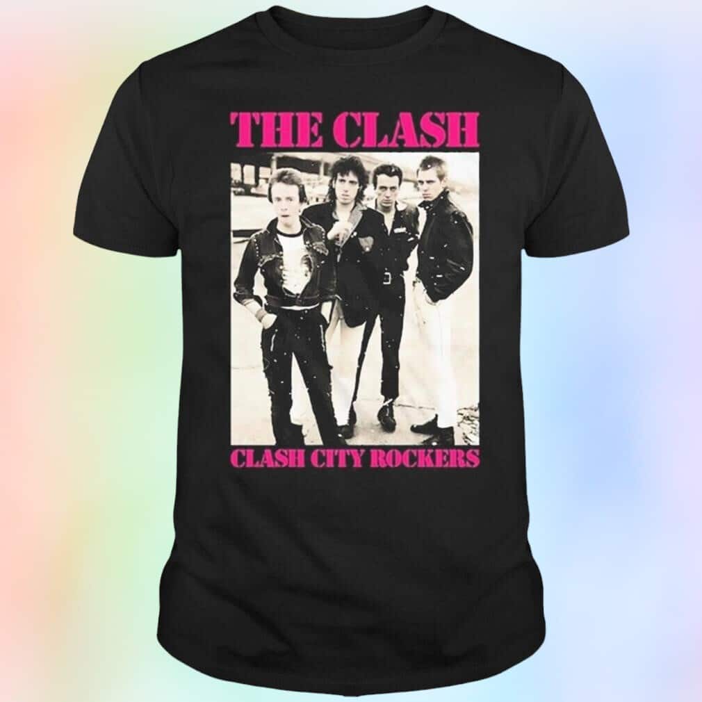 The Clash Band Clash City Rockers T-Shirt The Clash Band Clash City Rockers T-Shirt