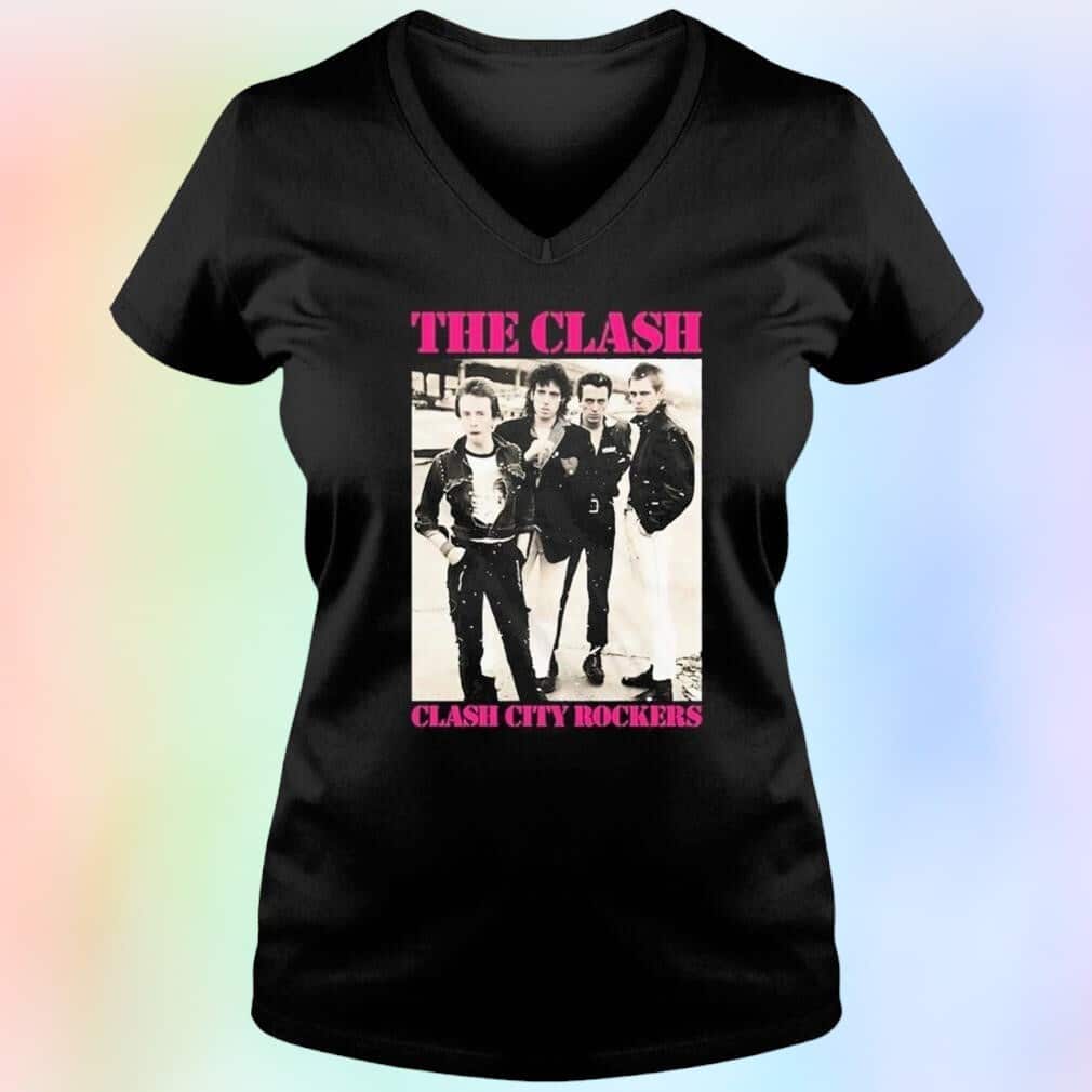 The Clash Band Clash City Rockers T-Shirt The Clash Band Clash City Rockers T-Shirt