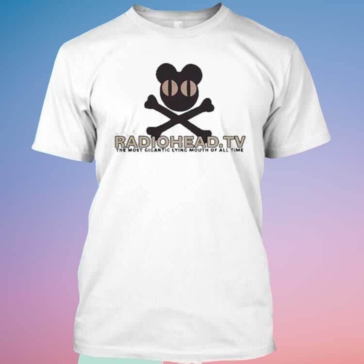 Radiohead The Most Gigantic Lying Mouth Of All Time T-Shirt Radiohead The Most Gigantic Lying Mouth Of All Time T-Shirt