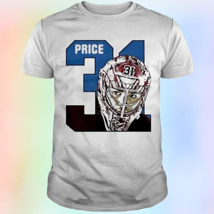 Carey Price Montreal Canadiens Ice Hockey Number 31 T-Shirt Carey Price Montreal Canadiens Ice Hockey Number 31 T-Shirt