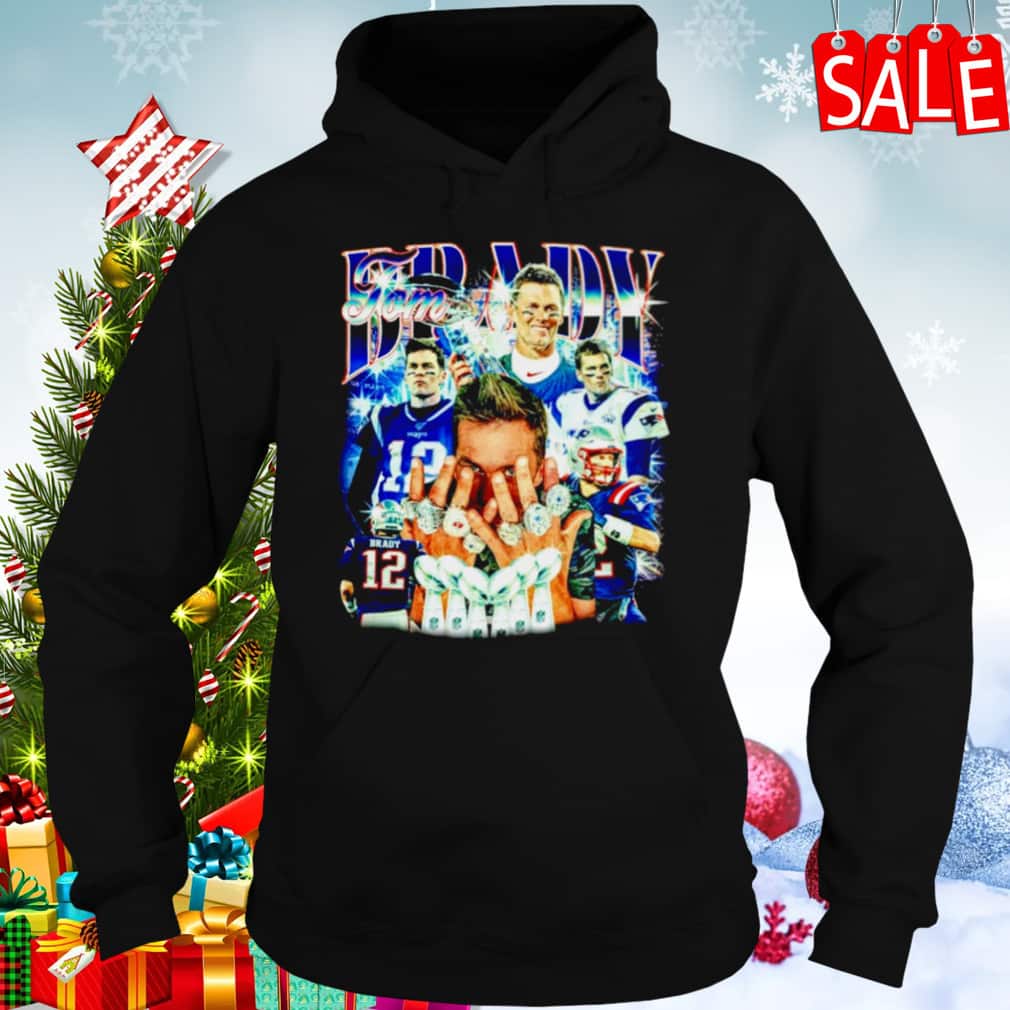Tom Brady Super Bowl 7 Rings MVP T-Shirt Tom Brady Super Bowl 7 Rings MVP T-Shirt