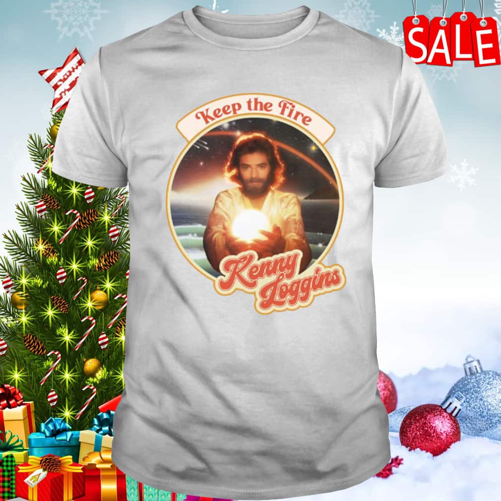 Kenny Loggins T-Shirt Keep The Fire Kenny Loggins T-Shirt Keep The Fire