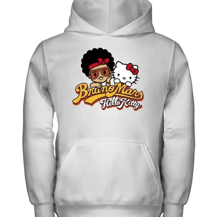 Cute Bruno Mars Hello Kitty T-Shirt Cute Bruno Mars Hello Kitty T-Shirt