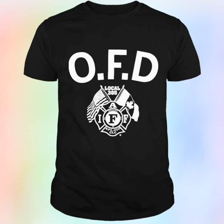 Omaha Fire Department Curved Logo T-Shirt Omaha Fire Department Curved Logo T-Shirt