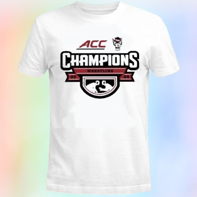 Nc State Wolfpack ACC Wrestling 2024 Champions T-Shirt