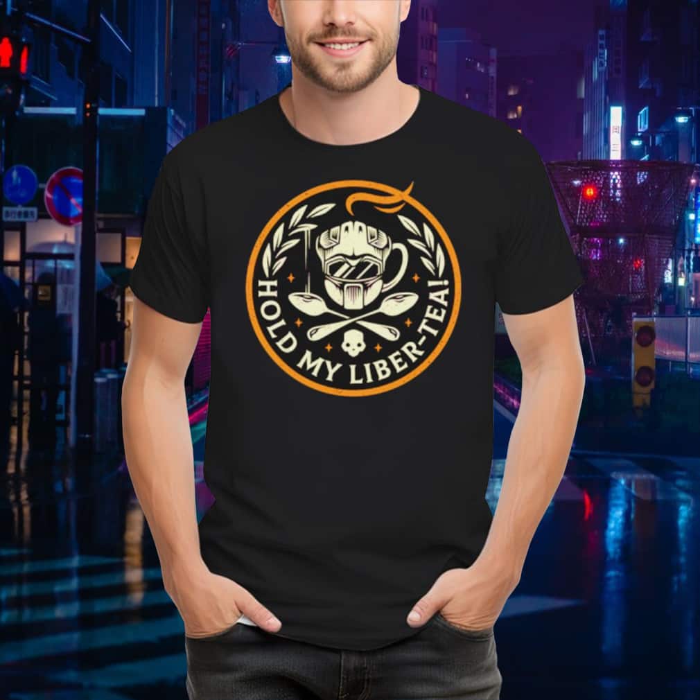 Hold My Liber Tea Helldivers Logo T-Shirt Hold My Liber Tea Helldivers Logo T-Shirt