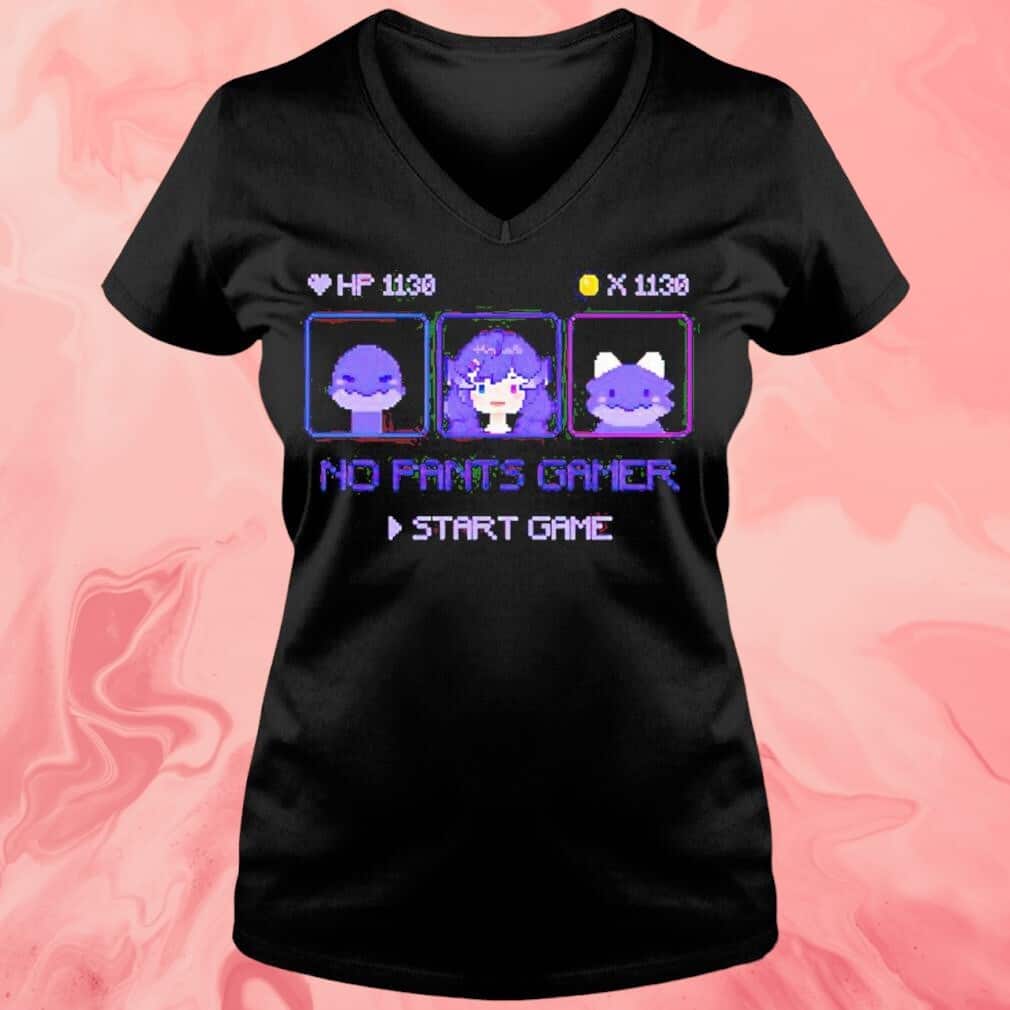 No Pants Gamer T-Shirt Start Game No Pants Gamer T-Shirt Start Game