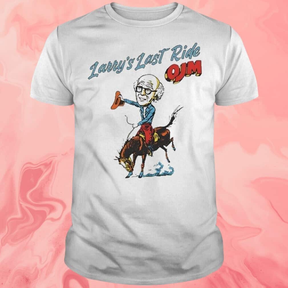 Larry’s Last Ride Ojm Caricature Women's V-Neck T-Shirt Larry’s Last Ride Ojm Caricature Women's V-Neck T-Shirt