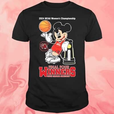 Mickey Mouse T-Shirt 2024 Ncaa Women&rsquo;s Championship Final Four Winners