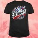 Feathers Braves Baseball T-Shirt Feathers Braves Baseball T-Shirt