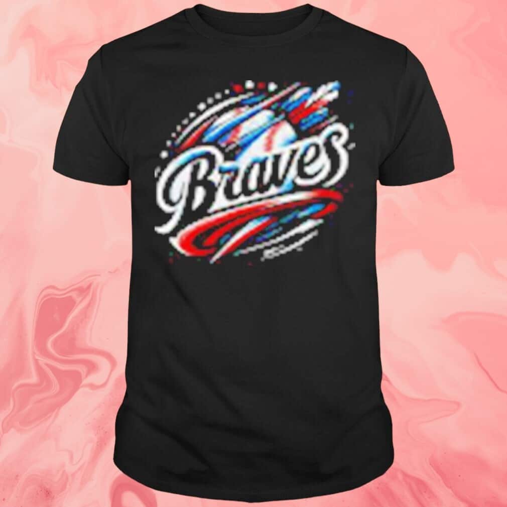 Feathers Braves Baseball T-Shirt Feathers Braves Baseball T-Shirt