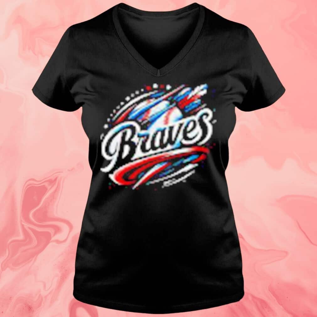 Feathers Braves Baseball T-Shirt Feathers Braves Baseball T-Shirt