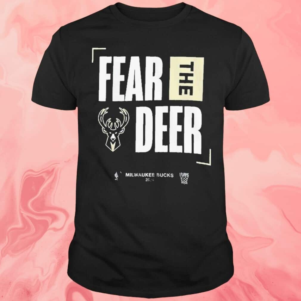 Milwaukee Bucks T-Shirt The Fear Deer Milwaukee Bucks T-Shirt The Fear Deer