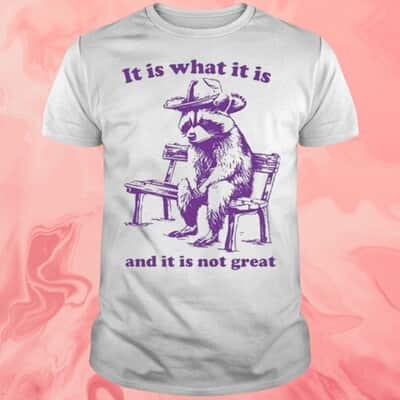 It Is What It Is And It Is Not Great Racoon T-Shirt