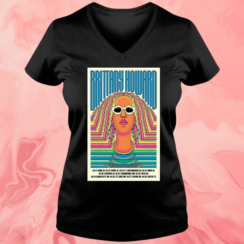 Brittany Howard T-Shirt Spring Tour April 2024 Poster Brittany Howard T-Shirt Spring Tour April 2024 Poster