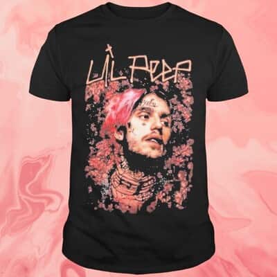 Lil Peep Floral Portrait T-Shirt