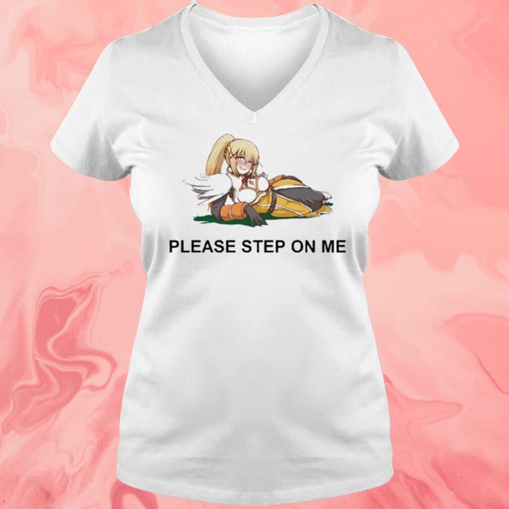 Konosuba Please Step On Me T-Shirt Konosuba Please Step On Me T-Shirt