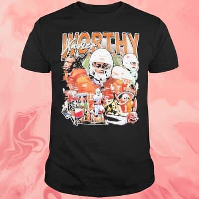 Xavier Worthy T-Shirt Texas Longhorns Graphic