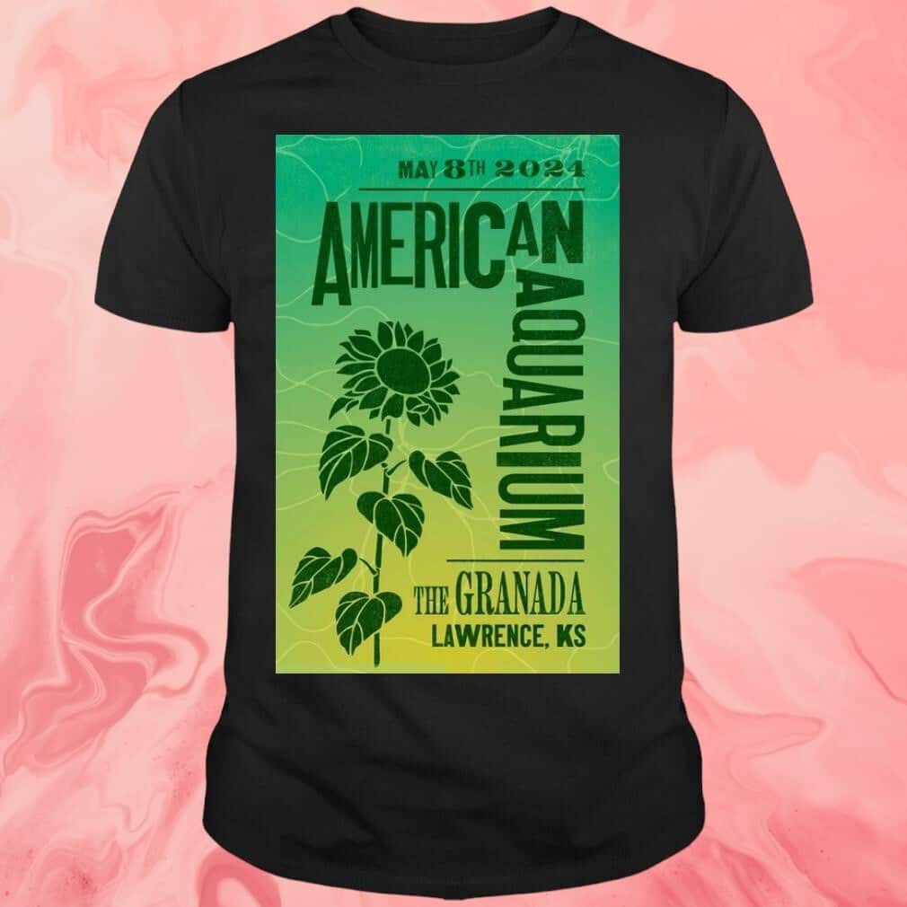 American Aquarium T-Shirt The Granada Lawrence Ks Poster