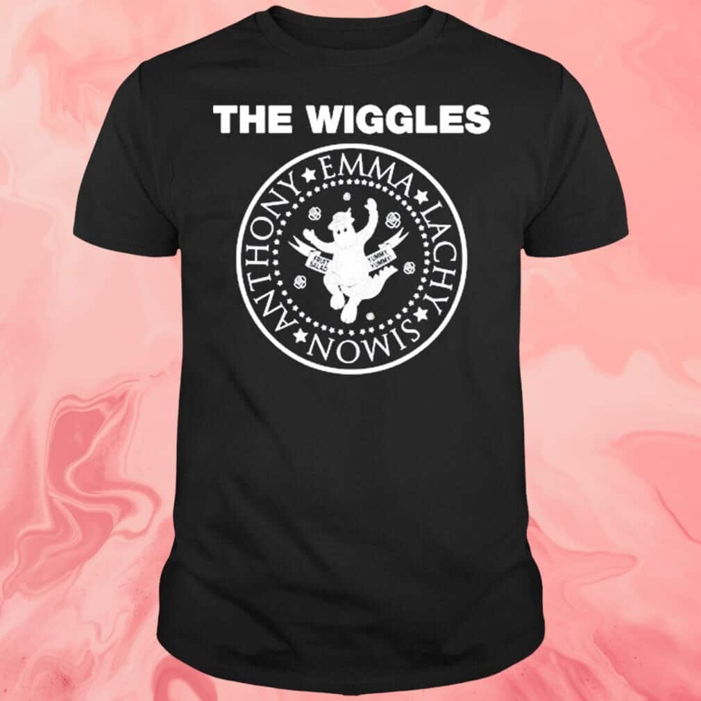 The Wiggles T-Shirt Anthony Emma Lachy Simon