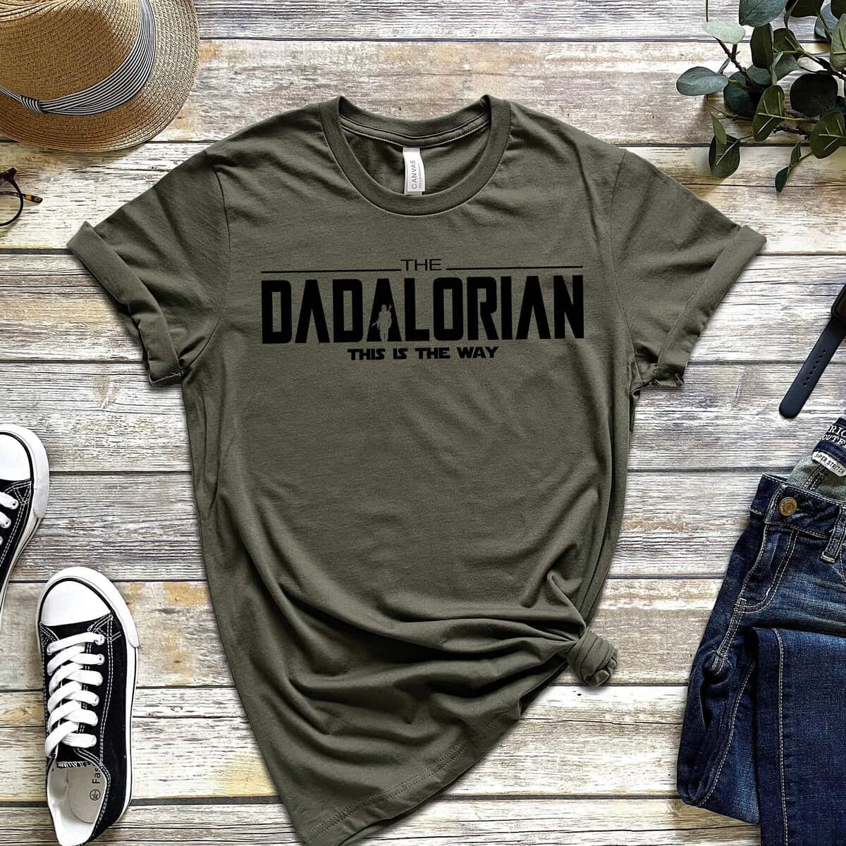 Dadalorian T-Shirt Gift for Dad, Husband, Father's Day Gift