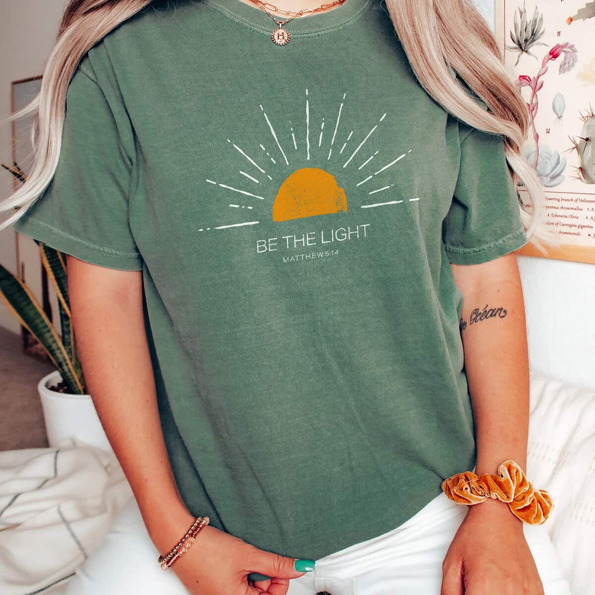 Be The Light T-Shirt Christianity Mathew Gift For Christians Be The Light T-Shirt Christianity Mathew Gift For Christians