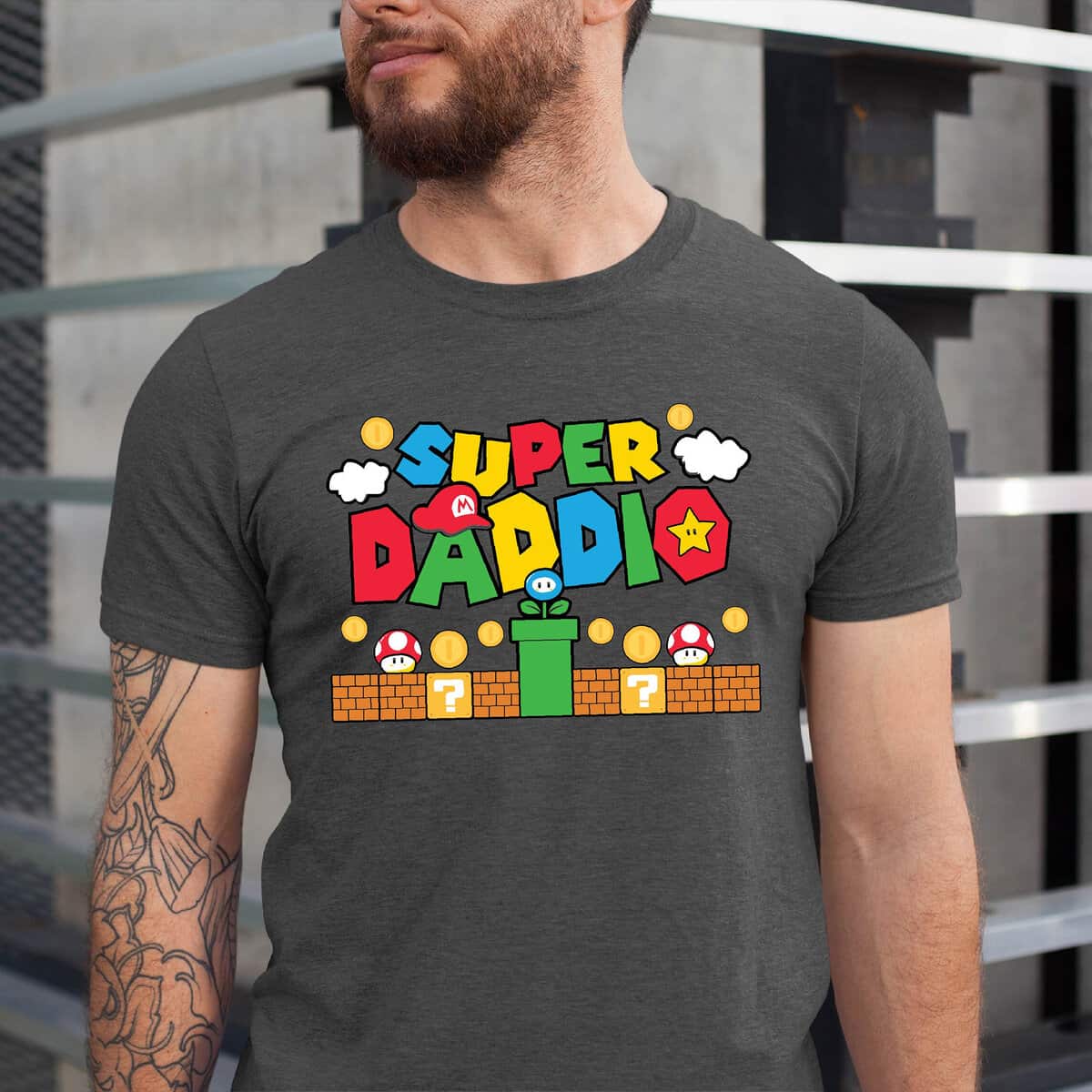 Super Daddio T-Shirt Funny Gift For Fathers Day Super Daddio T-Shirt Funny Gift For Fathers Day