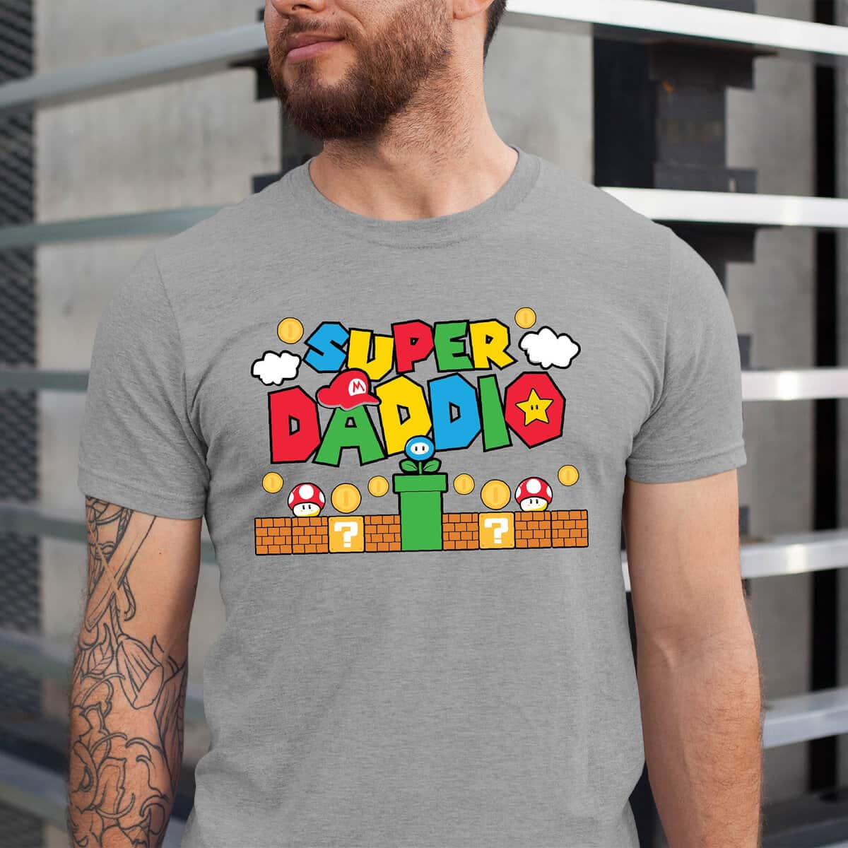 Super Daddio T-Shirt Funny Gift For Fathers Day Super Daddio T-Shirt Funny Gift For Fathers Day