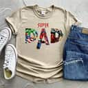Super Dad T-Shirt Gift For Father Super Dad T-Shirt Gift For Father