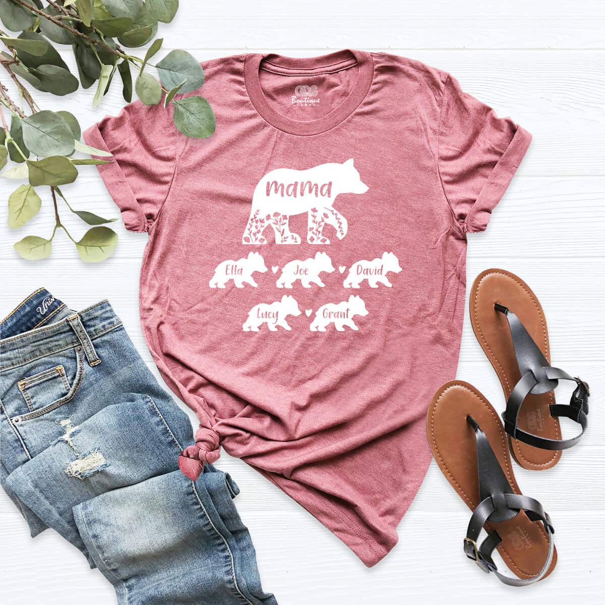 Mama Bear Childs T-Shirt Mothers Day Gift Mama Bear Childs T-Shirt Mothers Day Gift