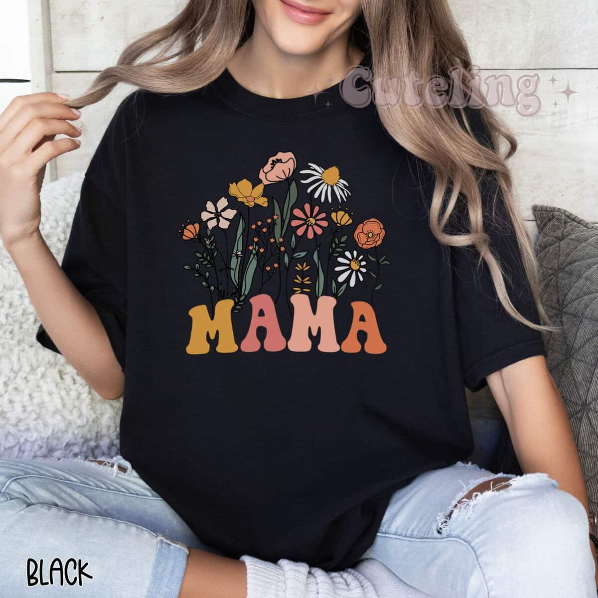 Wildflowers Mama T-Shirt Mother's Day Gift Wildflowers Mama T-Shirt Mother's Day Gift