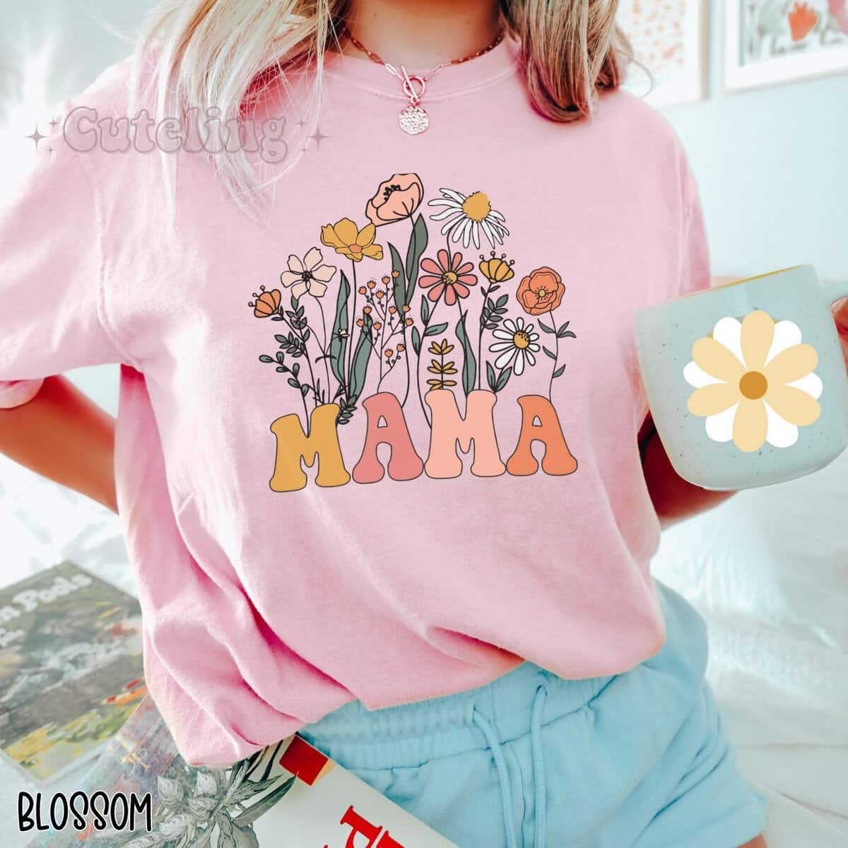 Wildflowers Mama T-Shirt Mother's Day Gift Wildflowers Mama T-Shirt Mother's Day Gift