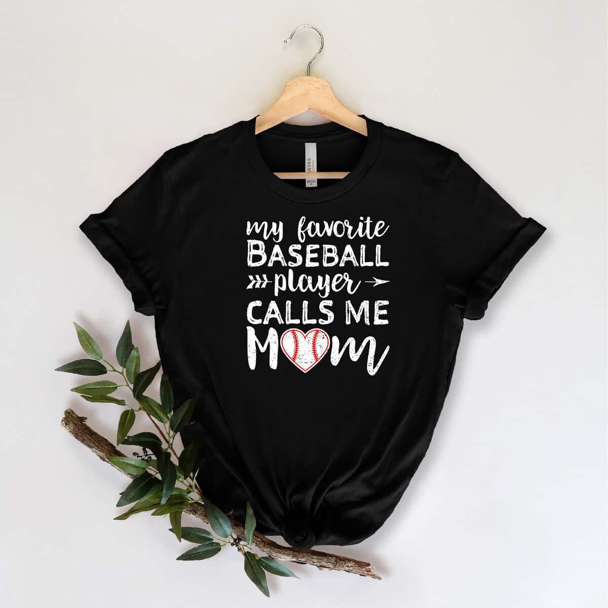 My Favorite Baseball Player Calls Me Mom T-Shirt Gift For Mom My Favorite Baseball Player Calls Me Mom T-Shirt Gift For Mom