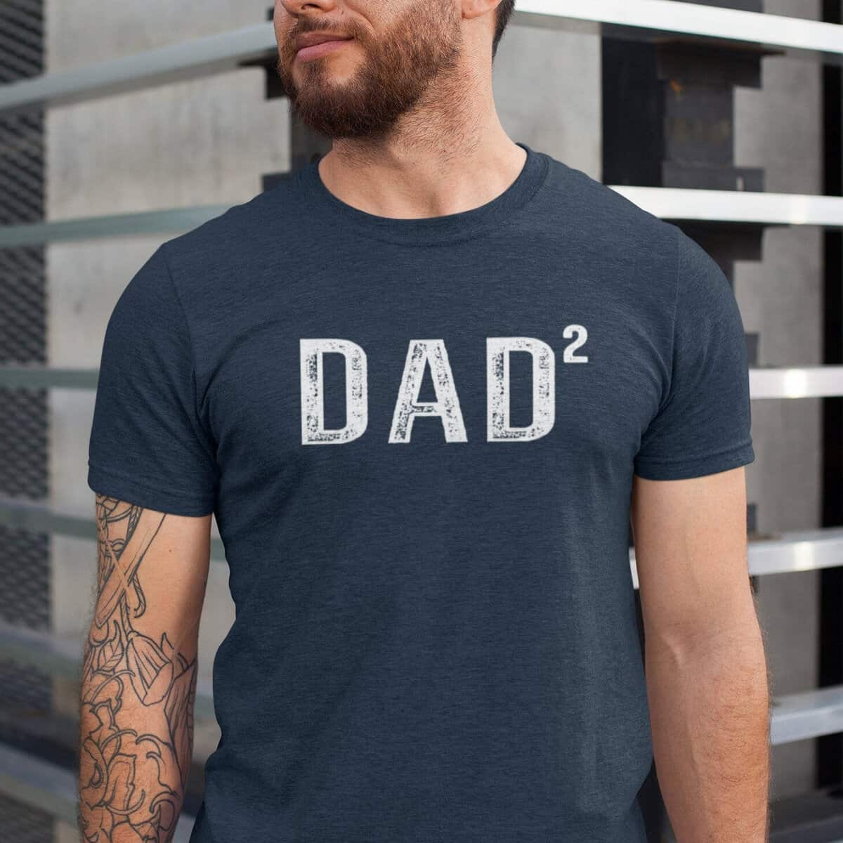 Dad 2 T-Shirt Funny Gift For Fathers Day