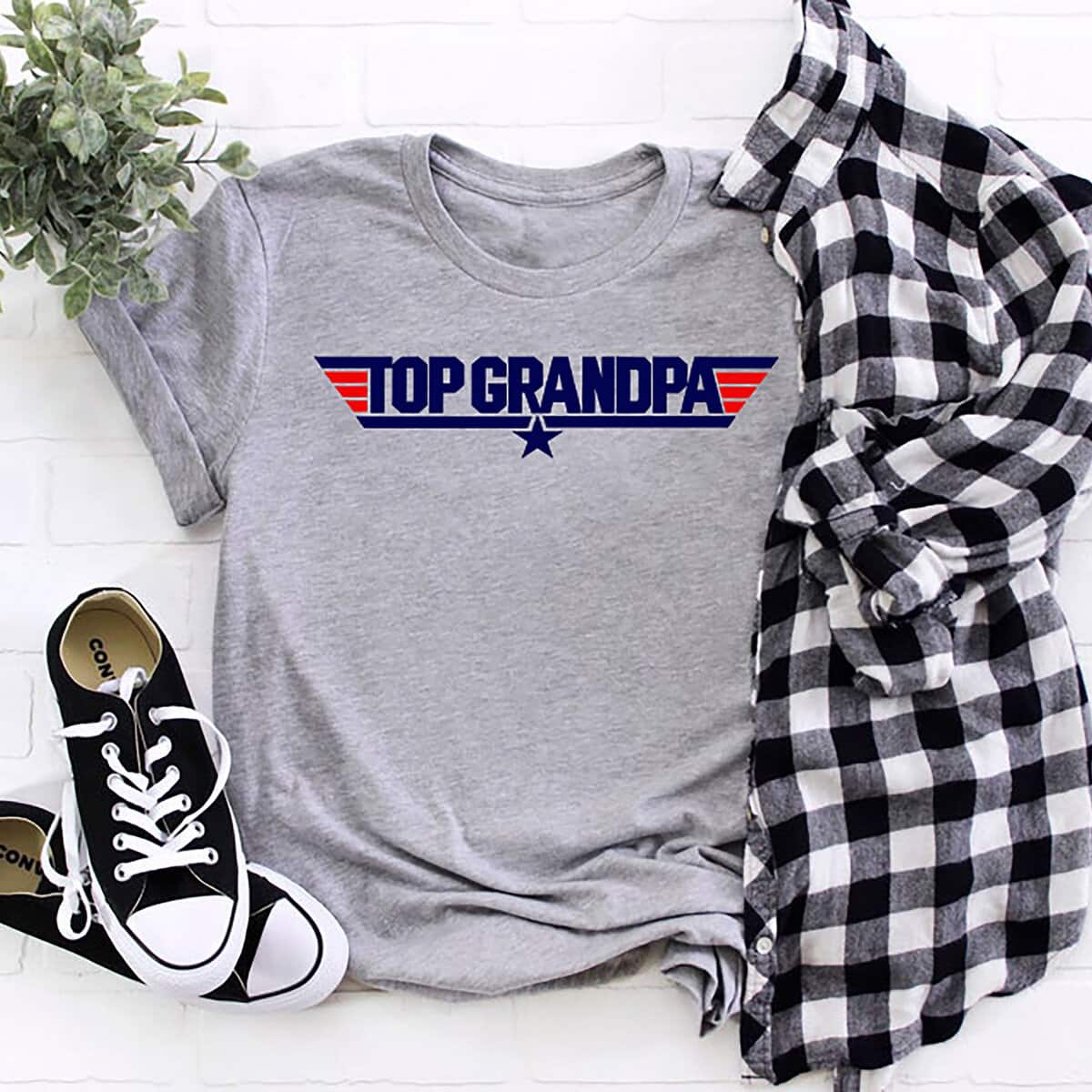 Top Grandpa T-Shirt For Best Grandpa Top Grandpa T-Shirt For Best Grandpa