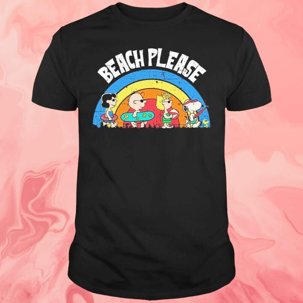 The Peanuts T-Shirt Beach Please