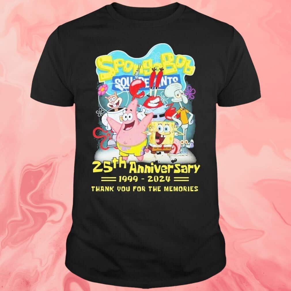 SpongeBob T-Shirt Thank You For The Memories SpongeBob T-Shirt Thank You For The Memories