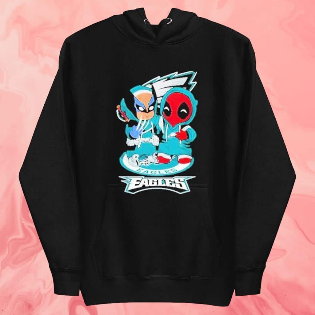Philadelphia Eagles T-Shirt Deadpool and Wolverine