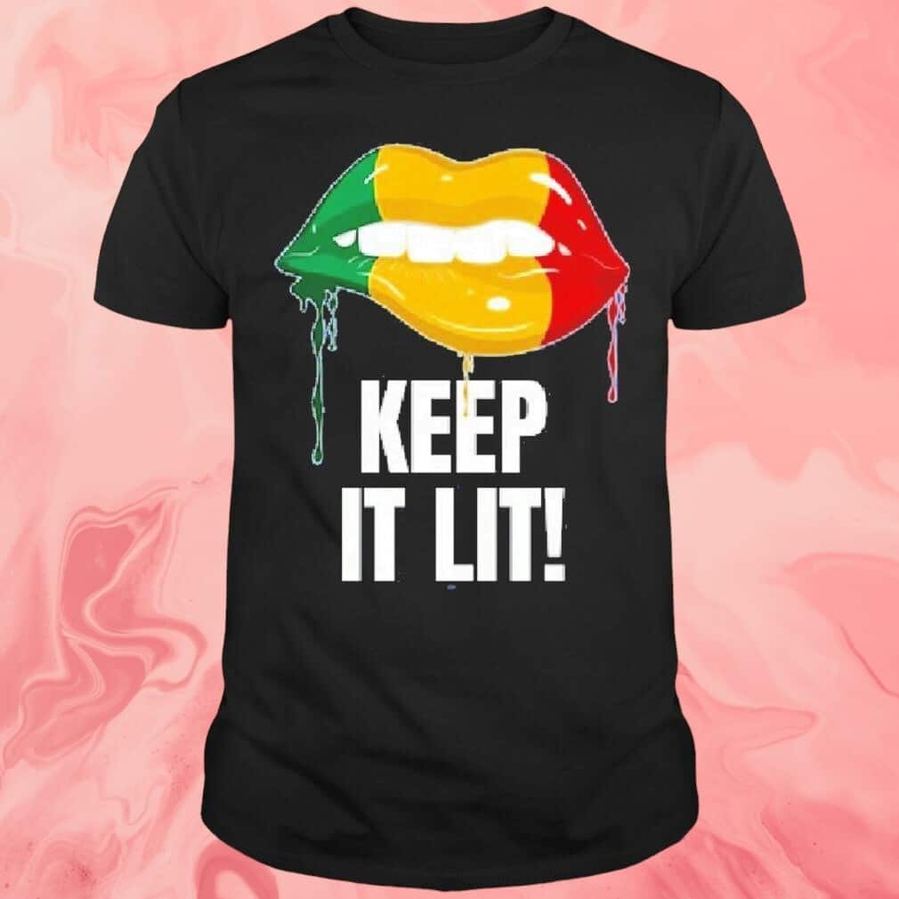 Keep It Lit T-Shirt Lips Keep It Lit T-Shirt Lips
