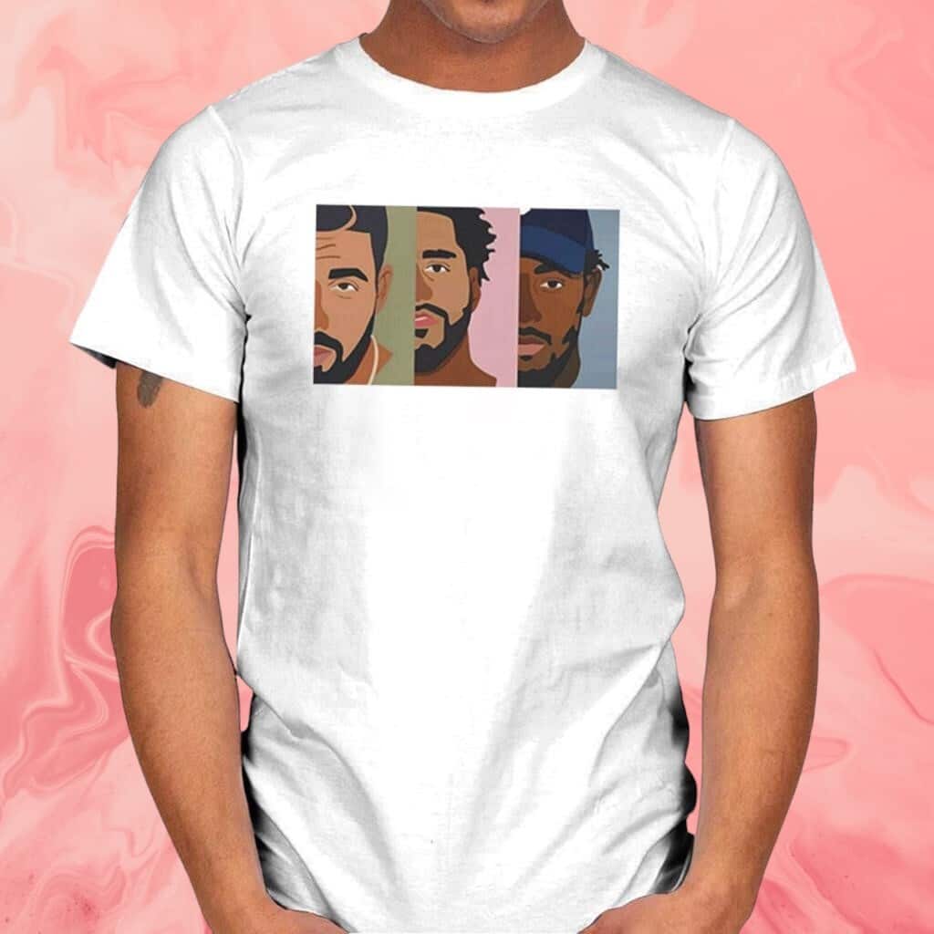 Drake J Cole Kendrick Lamar T-Shirt Drake J Cole Kendrick Lamar T-Shirt