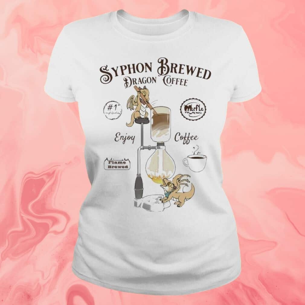 Syphon Brewed Dragons Coffee T-Shirt Syphon Brewed Dragons Coffee T-Shirt