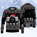 Star Wars The Mandalorian Stormtrooper Darth Vader Ugly Christmas Sweater Star Wars The Mandalorian Stormtrooper Darth Vader Ugly Christmas Sweater