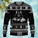 Black Star Wars Stormtrooper Darth Vader Ugly Christmas Sweater