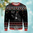 Black Darth Vader Ugly Christmas Sweater Don't Make Me Blow Up A Planet