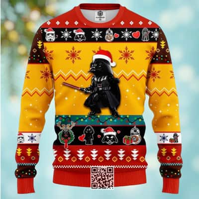 Star Wars Darth Vader Ugly Christmas Sweater Stormtrooper BB 8