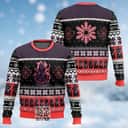 Black Star Wars Darth Vader Ugly Christmas Sweater Snowflake Pattern Black Star Wars Darth Vader Ugly Christmas Sweater Snowflake Pattern
