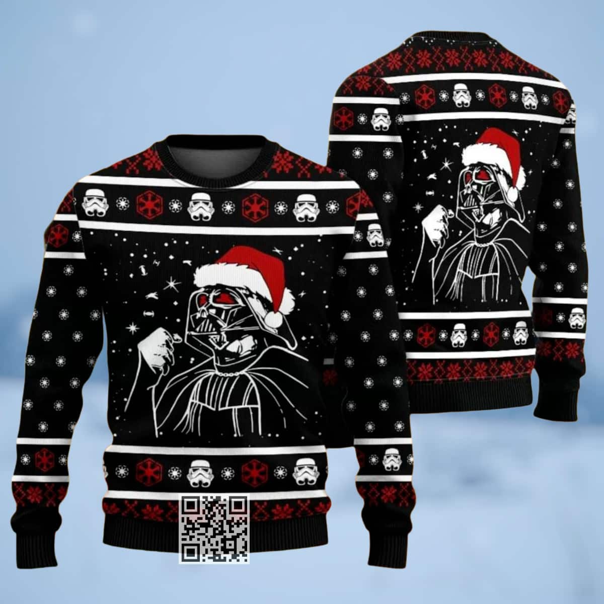 Black Star Wars Darth Vader Ugly Christmas Sweater Gift For Best Friends Black Star Wars Darth Vader Ugly Christmas Sweater Gift For Best Friends